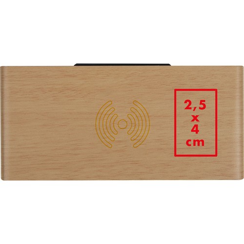 Buroklok met een draadloze oplader