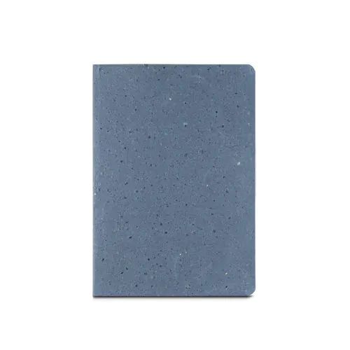 COFFEEPAD SEMI-RIGID. Bloc-notes A5 avec couverture semi-rigide fabriquée à partir de déchets de coques de café (65%)