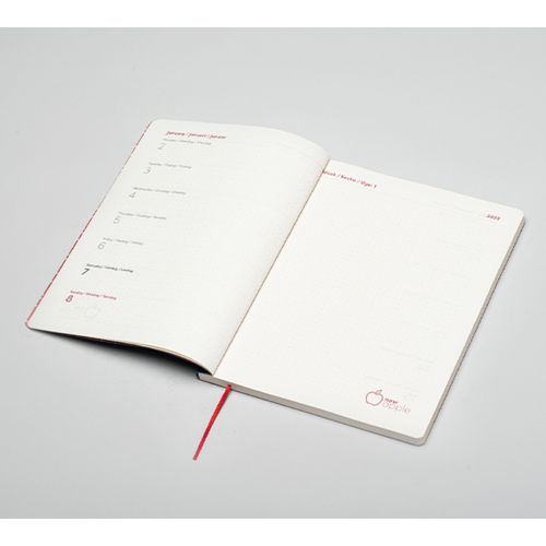 Mindnotes® diary in Newapple softcover