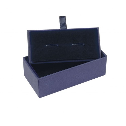 BLUE BOX 80X40X28 MM FOR CUFFLINKS