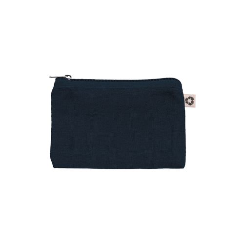 Pouch in recycled cotton 220 g/m2 with removable internal keyring