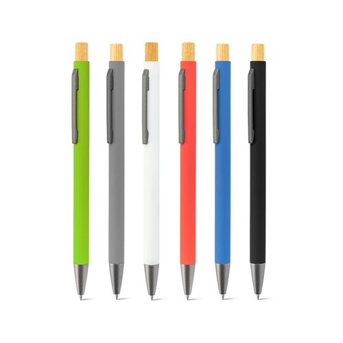 ZYLEN. Ballpoint pen in recycled aluminum (100% rAL), with rubber finish ZYLEN. Ballpoint pen in recycled aluminum (100% rAL), with rubber finish