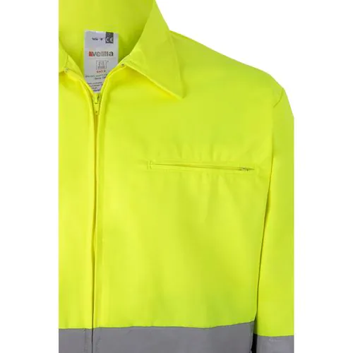 VL NEPTUNE LARGE. Two-tone twill jacket (210g/m²) in polyester (80%) and cotton (20%) VL NEPTUNE LARGE. Two-tone twill jacket (210g/m²) in polyester (80%) and cotton (20%)
