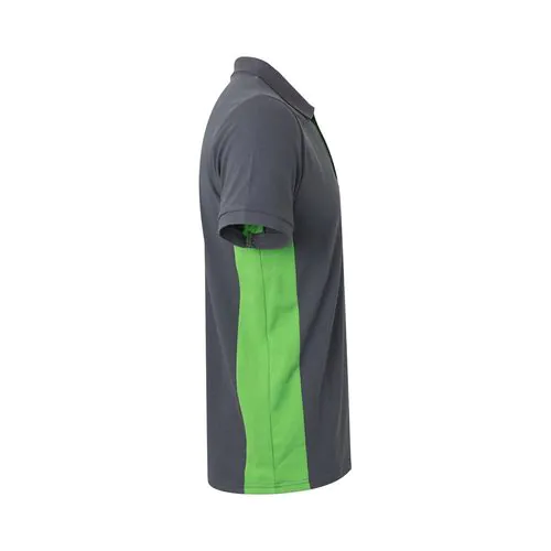 VL SUPAY. Polo bicolore piqué (180g/m²), a maniche corte, in cotone (60%) e poliestere (40%)