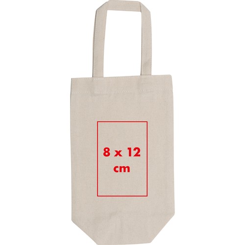 Cadeautasje van katoen voor flessen