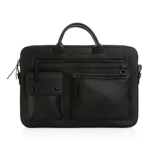 Swiss Peak GRS recycled PU 14 inch laptop bag Swiss Peak GRS recycled PU 14 inch laptop bag