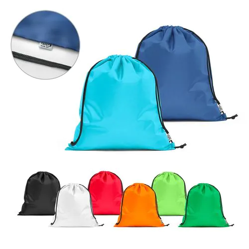 PEMBA. Recycled polyester (100% rPET) 190T drawstring bag PEMBA. Recycled polyester (100% rPET) 190T drawstring bag