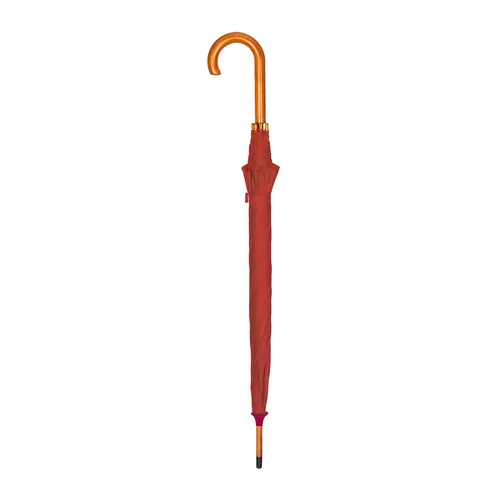 Automatic umbrella with wood shaft, ferrule and handle Automatic umbrella with wood shaft, ferrule and handle