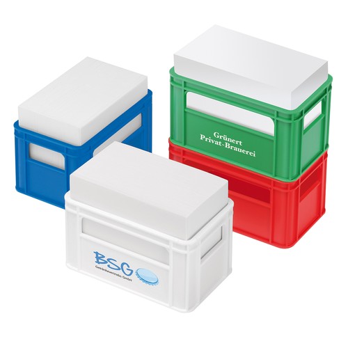 Memo box "beverage crate"