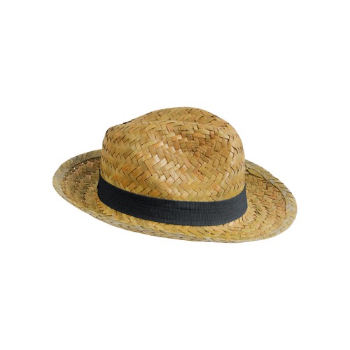 Cappello in paglia con fascia elastica 3 cm applicabile e personalizzabile Cappello in paglia con fascia elastica 3 cm applicabile e personalizzabile