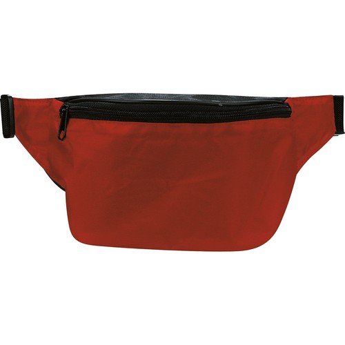 2 POCKETS WAIST BAG IN 420D POLYESTER 2 POCKETS WAIST BAG IN 420D POLYESTER
