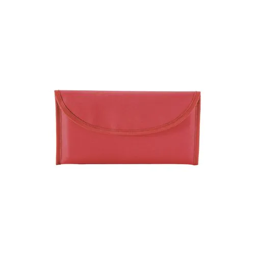 600D polyester document pouch with two pockets and velcro closure