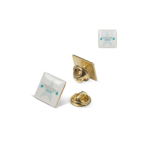 Badge metalen pin 15x15mm Badge metalen pin 15x15mm