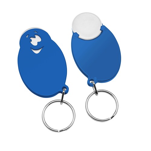 Chip holder with 1€ chip "face" Chip holder with 1€ chip "face"