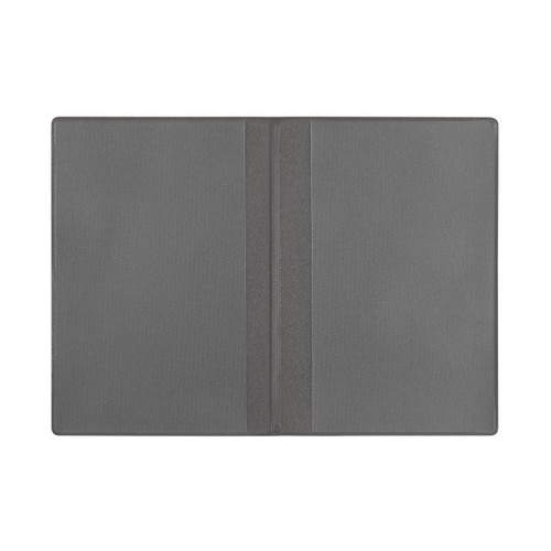 CreativDesign® ID card pocket "2-fold" velor gray new