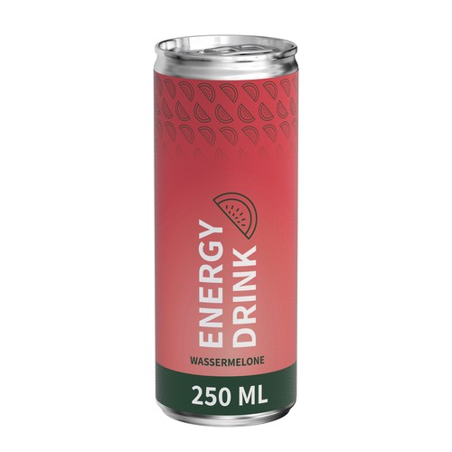 Energy Drink Watermelon (GER), 250 ml, Eco Label Energy Drink Watermelon (GER), 250 ml, Eco Label