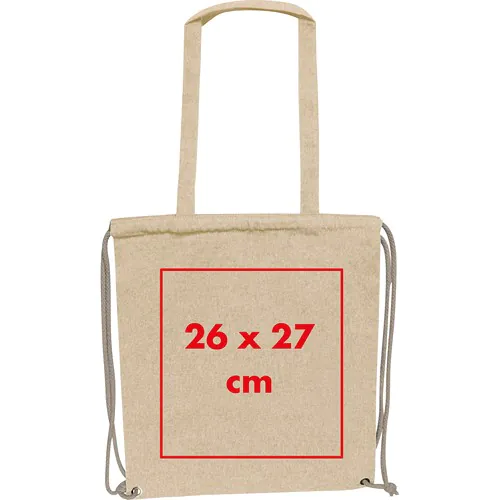 Bolsa de algodón reciclado Addison Bolsa de algodón reciclado Addison