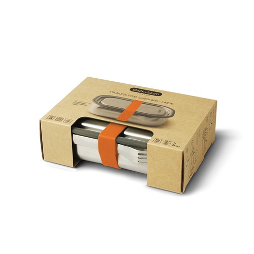 Black+Blum RVS Lunchbox Groot Black+Blum RVS Lunchbox Groot