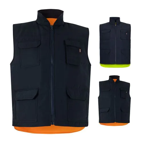 VL DIANA. Steppweste (220g/m²), wendbar und mit mehreren Taschen, aus Polyester (100%), mit Reißverschluss und Wendezipper VL DIANA. Steppweste (220g/m²), wendbar und mit mehreren Taschen, aus Polyester (100%), mit Reißverschluss und Wendezipper