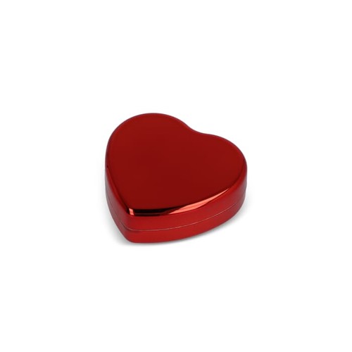 Balsamo in contenitore metallico piatto a forma di cuore Balsamo in contenitore metallico piatto a forma di cuore
