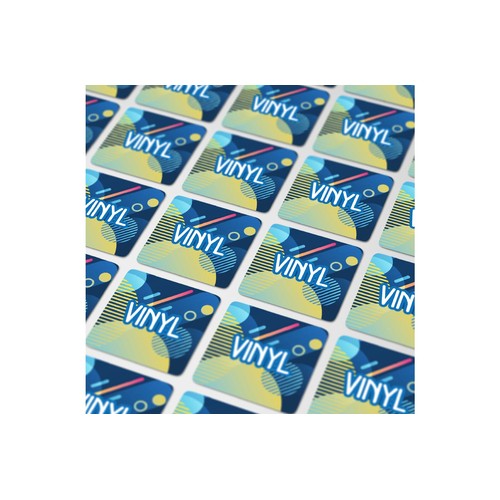 Vinyl Sticker Kwadratowy 13x13mm Vinyl Sticker Kwadratowy 13x13mm