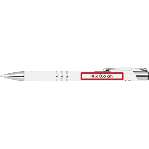 Stylo à bille avec surface caoutchoutée Stylo à bille avec surface caoutchoutée