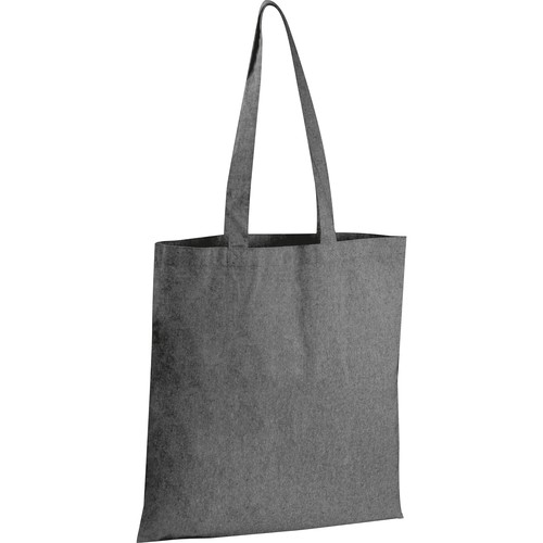 Borsa in cotone riciclato con manici lunghi