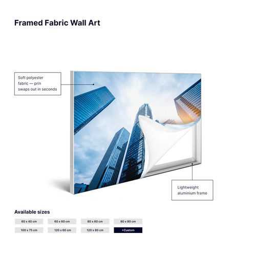 Toile FlexArt Personnalisée – Style Galerie, sur Commande