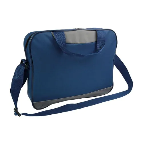 600D polyester briefcase with shoulder strap, handle and zip closure 600D polyester briefcase with shoulder strap, handle and zip closure