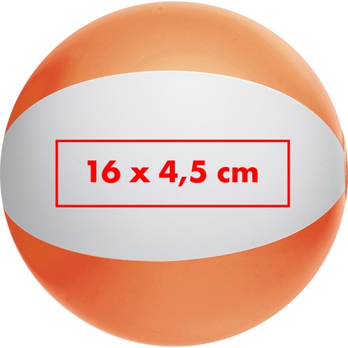 Bicoloured beach ball