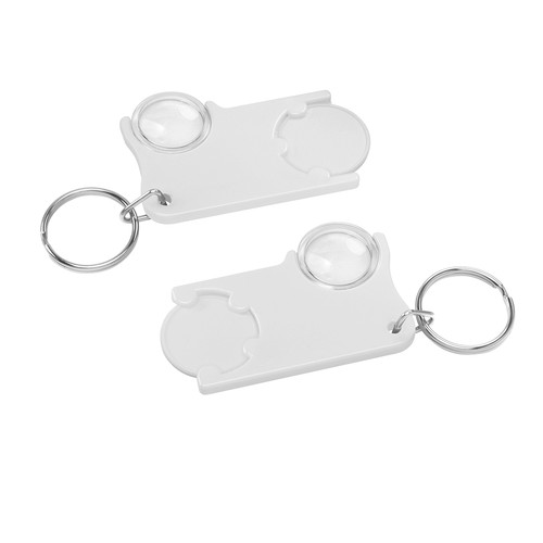 Chip holder with 1€ chip and magnifier