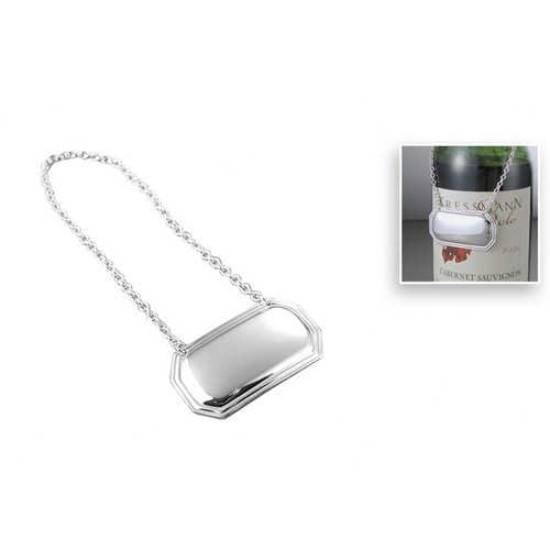DECANTER TAG WITH CHAIN - 28x52 mm DECANTER TAG WITH CHAIN - 28x52 mm