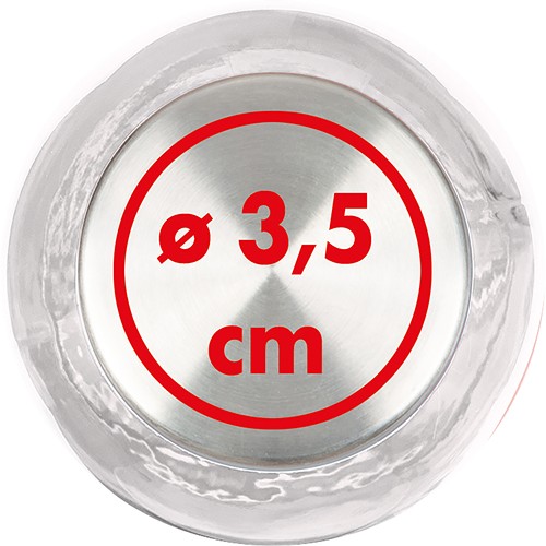 Borraccia colorata con tappo grigio