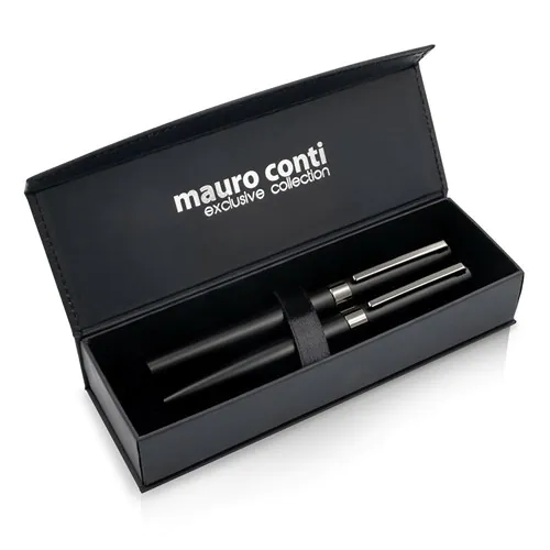 Mauro Conti writing set, ball pen and roller ball pen | Wirr Mauro Conti writing set, ball pen and roller ball pen | Wirr