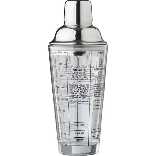 Glass cocktail shaker (400 ml) Adela