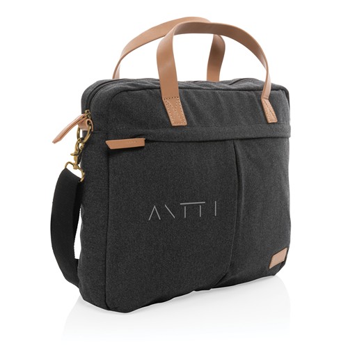 Impact AWARE™ 16 oz. recycled canvas laptoptas Impact AWARE™ 16 oz. recycled canvas laptoptas