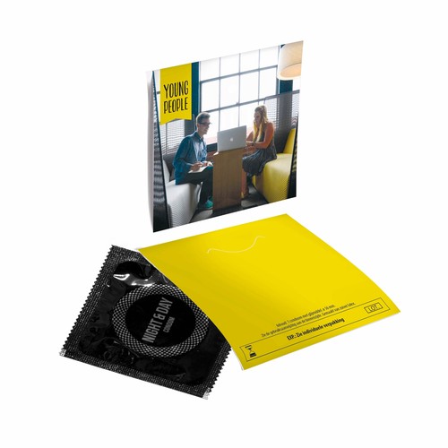 Condom in envelope Condom in envelope