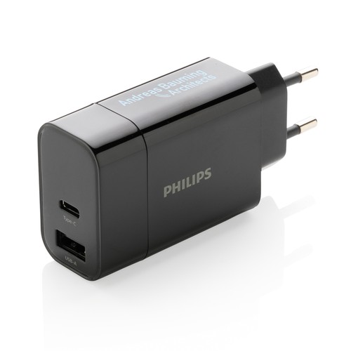 Chargeur Mural Philips, USB 30W Ultra Rapide Chargeur Mural Philips, USB 30W Ultra Rapide