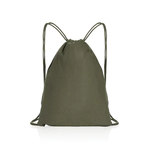 Impact AWARE™ recycled cotton drawstring backpack 145g Impact AWARE™ recycled cotton drawstring backpack 145g