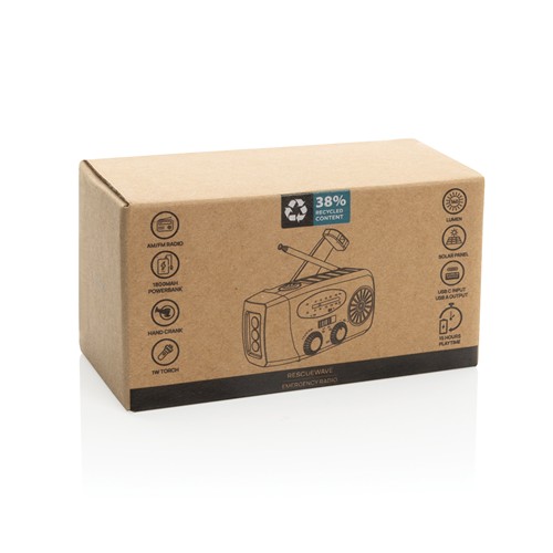 RescueWave RCS recycled plastic emergency radio RescueWave RCS recycled plastic emergency radio