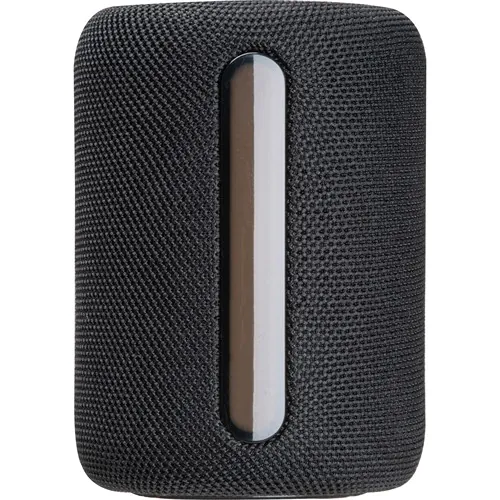 Speaker with LED light, round