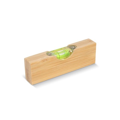 Bottle opener spirit level bamboo