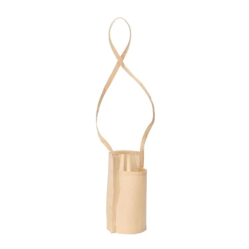 Tasting glass holder in organic cotton 150g/m2, with 90 cm string. Tasting glass holder in organic cotton 150g/m2, with 90 cm string.