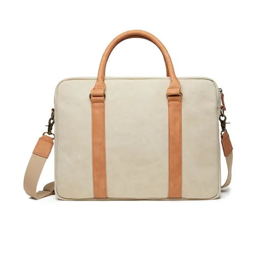 Borsa porta PC VINGA Bosler in canvas riciclato RCS Borsa porta PC VINGA Bosler in canvas riciclato RCS