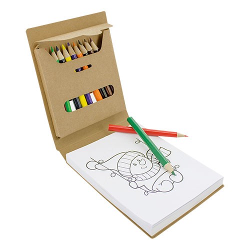 Set de dibujo compuesto por un bloc de hojas blanc Crocosmia Set de dibujo compuesto por un bloc de hojas blanc Crocosmia