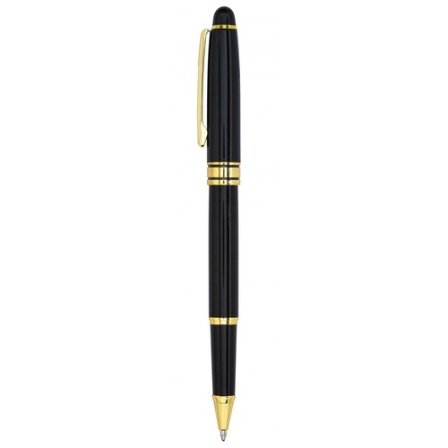 BLACK AND GOLD ROLLER PEN