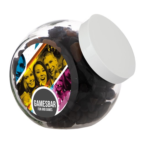 Large glass jar 2 liter