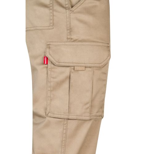 VL LUGH. Multi-pocket stretch trousers (240g/m²) in cotton (46%), EME (38%) and polyester (16%)