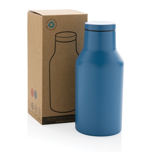 Bouteille isotherme compacte 300ml en acier inoxydable recyc Bouteille isotherme compacte 300ml en acier inoxydable recyc