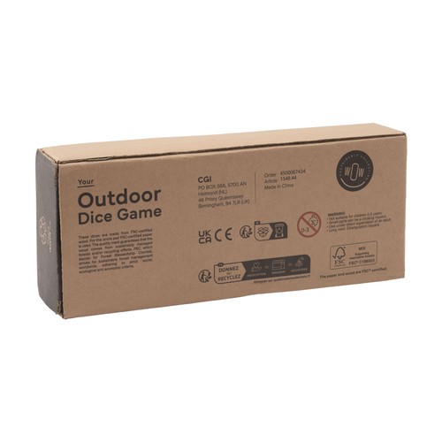 Outdoor Dice Game dobbelspel Outdoor Dice Game dobbelspel